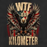 Wtf Is A Kilometer Eagle Badge American Signature Burger Microfiber Hand Towel
