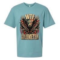 Wtf Is A Kilometer Eagle Badge American Signature Burger Sueded Cloud Jersey T-Shirt