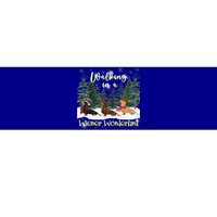 Walking In A Wiener Wonderland Dachshund Trio Gift Bumper Sticker