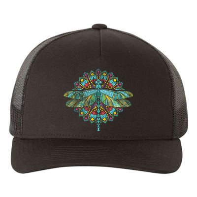 Wildlife Insect Animal Lover Hippie Gift Nature Dragonfly Yupoong Adult 5-Panel Trucker Hat