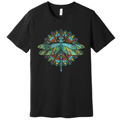 Wildlife Insect Animal Lover Hippie Gift Nature Dragonfly Premium T-Shirt