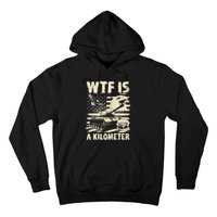 Wtf Is A Kilometer Eagle Badge American Signature Burger Vintage Design Hoodie