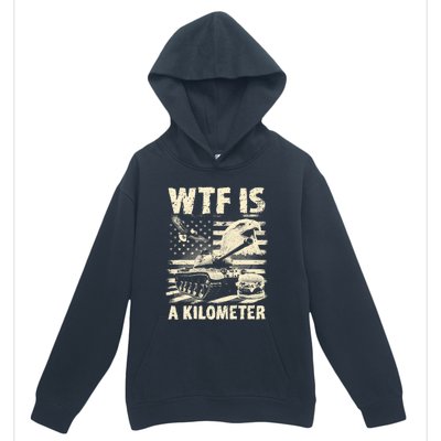 Wtf Is A Kilometer Eagle Badge American Signature Burger Vintage Design Urban Pullover Hoodie