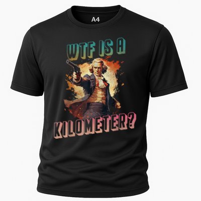 WTF Is A Kilometer Funny American George Washington Performance Shirt
