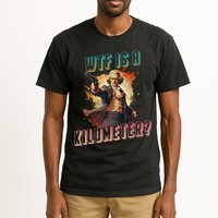 WTF Is A Kilometer Funny American George Washington Tall T-Shirt