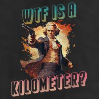 WTF Is A Kilometer Funny American George Washington Beanie