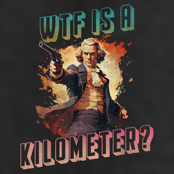 WTF Is A Kilometer Funny American George Washington Beanie