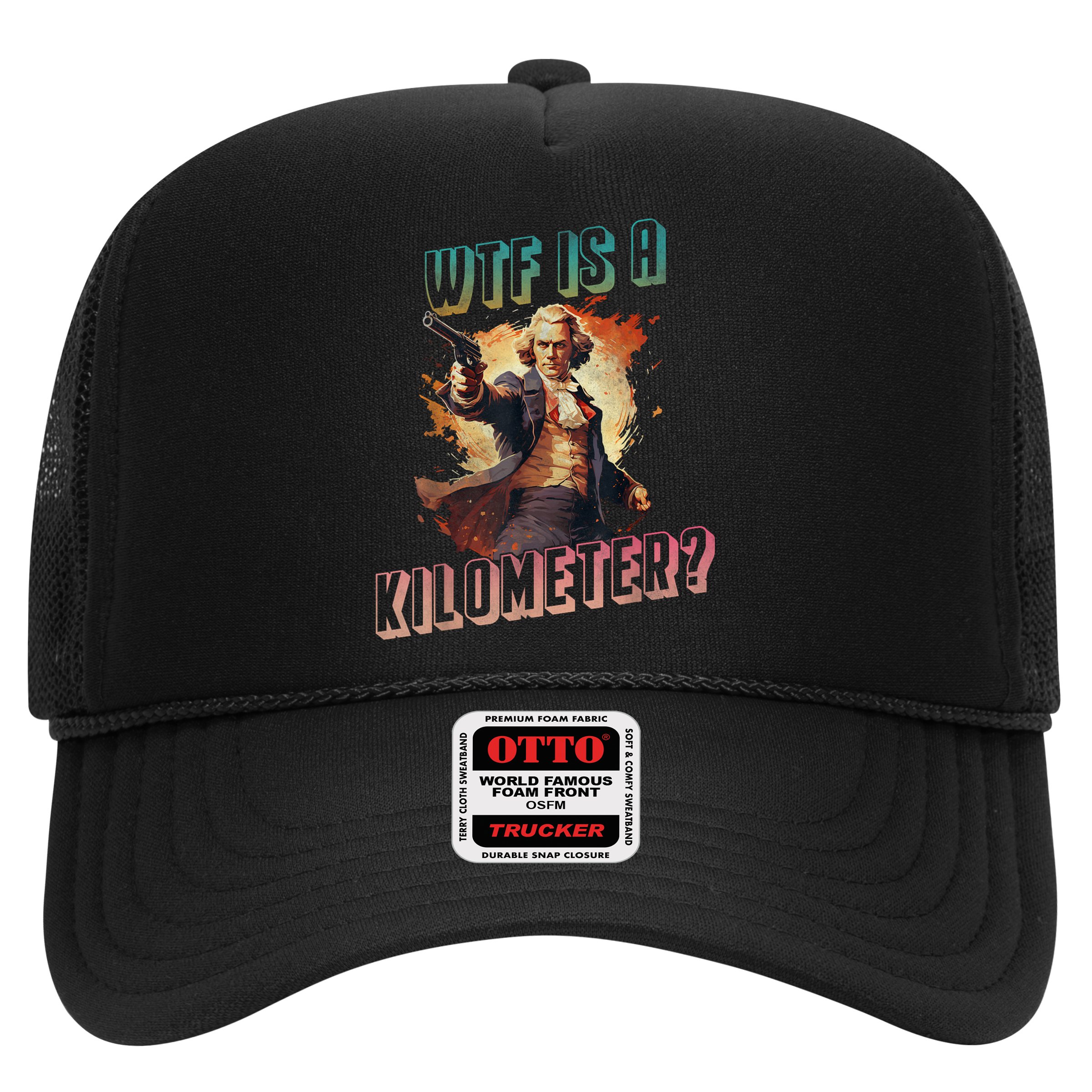 WTF Is A Kilometer Funny American George Washington Hat