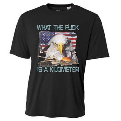 Wtf Is A Kilometer George Washington 4th Of July Cooling Performance Crew T-Shirt