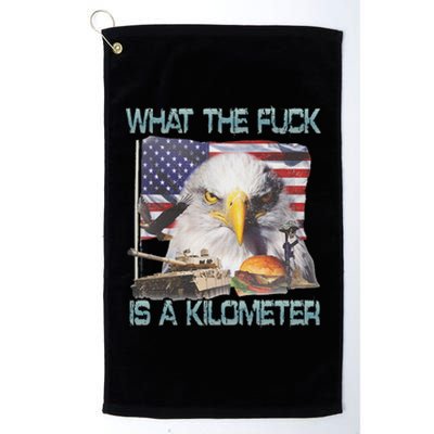 Wtf Is A Kilometer George Washington 4th Of July Platinum Collection Golf Towel