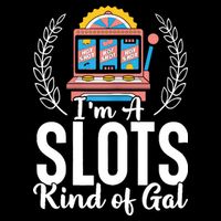 Wo I'm A Slots Kind Of Gal Slot Machine Casino Gambling Impact Tech Backpack