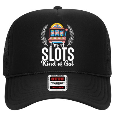 Wo I'm A Slots Kind Of Gal Slot Machine Casino Gambling Trucker Hat