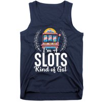 Wo I'm A Slots Kind Of Gal Slot Machine Casino Gambling Tank Top