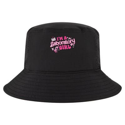 Women I'm A Laboratory Girl Retro Lab Week Lab Tech Cool Comfort Performance Bucket Hat