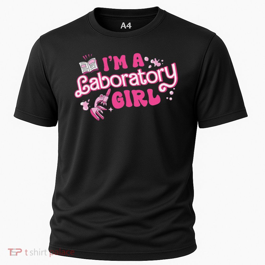 Women I'm A Laboratory Girl Retro Lab Week Lab Tech Cooling Performance Crew T-Shirt