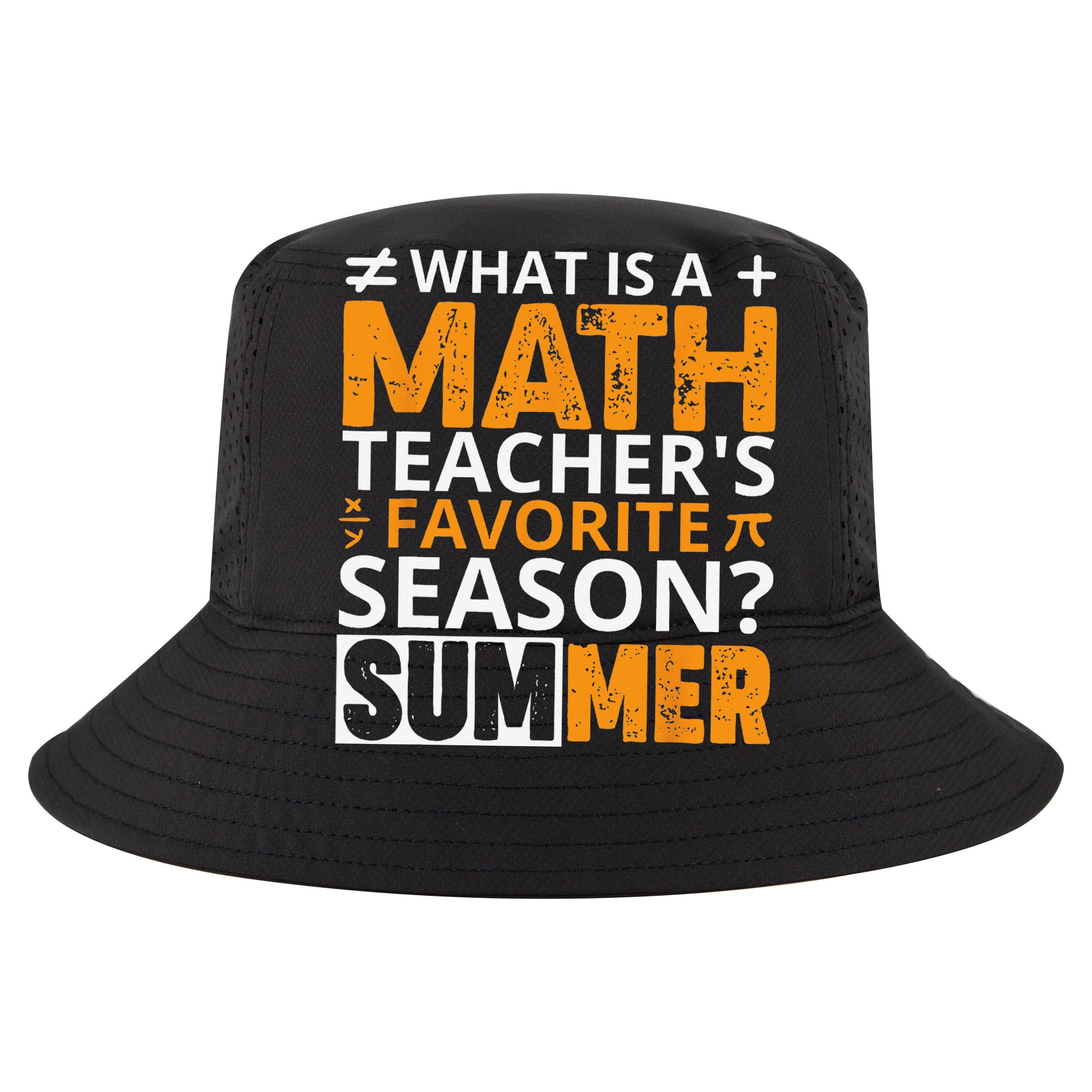 What is a Math Teacher's favorite season Funny Math Teacher Cooling Performance Crew T-Shirt