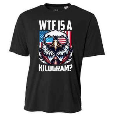 Wtf Is A Kilogram 4th Of July Patriotic Eagle Usa Flag Cooling Performance Crew T-Shirt