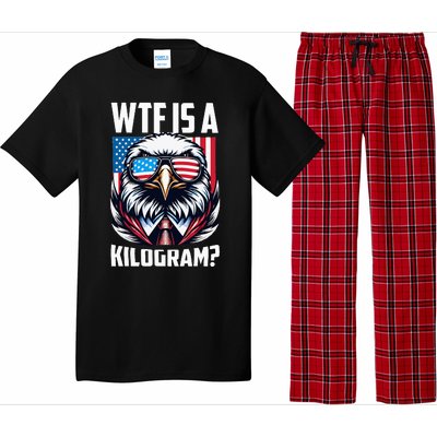 Wtf Is A Kilogram 4th Of July Patriotic Eagle Usa Flag Pajama Set