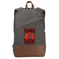 Well It Ain'T Gonna Suck Itself, Cajun Crawfish Lover Cotton Canvas Backpack