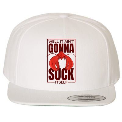 Well It Ain'T Gonna Suck Itself, Cajun Crawfish Lover Wool Snapback Cap
