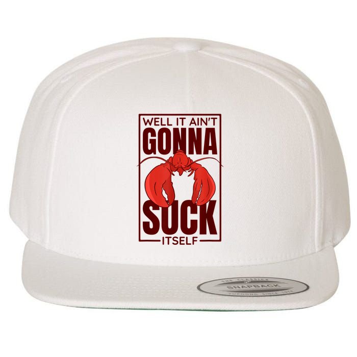 Well It Ain'T Gonna Suck Itself, Cajun Crawfish Lover Wool Snapback Cap
