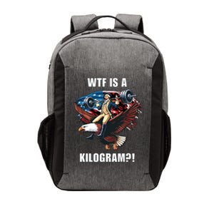 Wtf Is A Kilogram Funny 4th Of July Patriotic Eagle Usa Vector Backpack