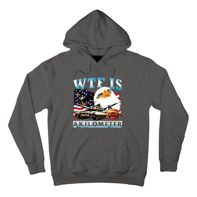 Wtf Is A Kilometer Eagle Badge American Signature Burger Hoodie