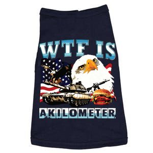 Wtf Is A Kilometer Eagle Badge American Signature Burger Doggie Tank