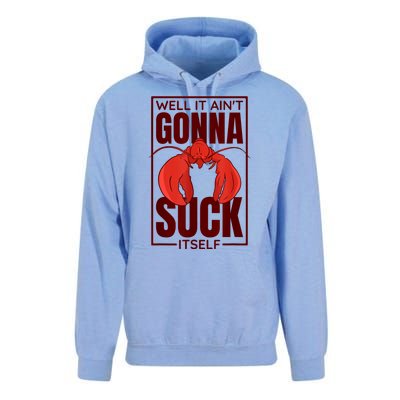 Well It AinT Gonna Suck Itself Cajun Crawfish Boil Vintage Unisex Surf Hoodie