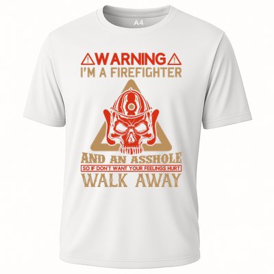 Warning I'm A Firefighter And An Asshole Performance Shirt