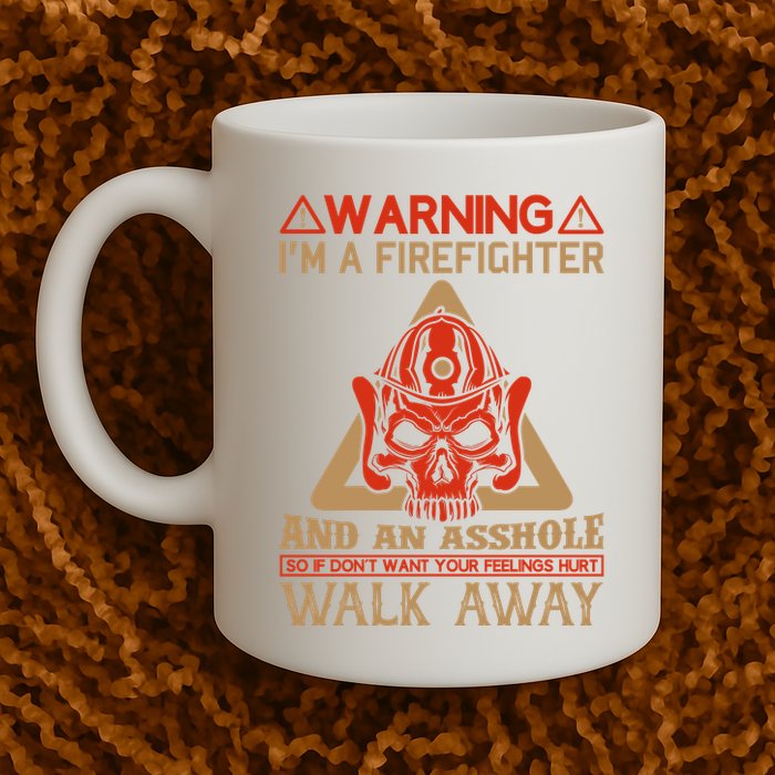 Warning I'm A Firefighter And An Asshole Mug
