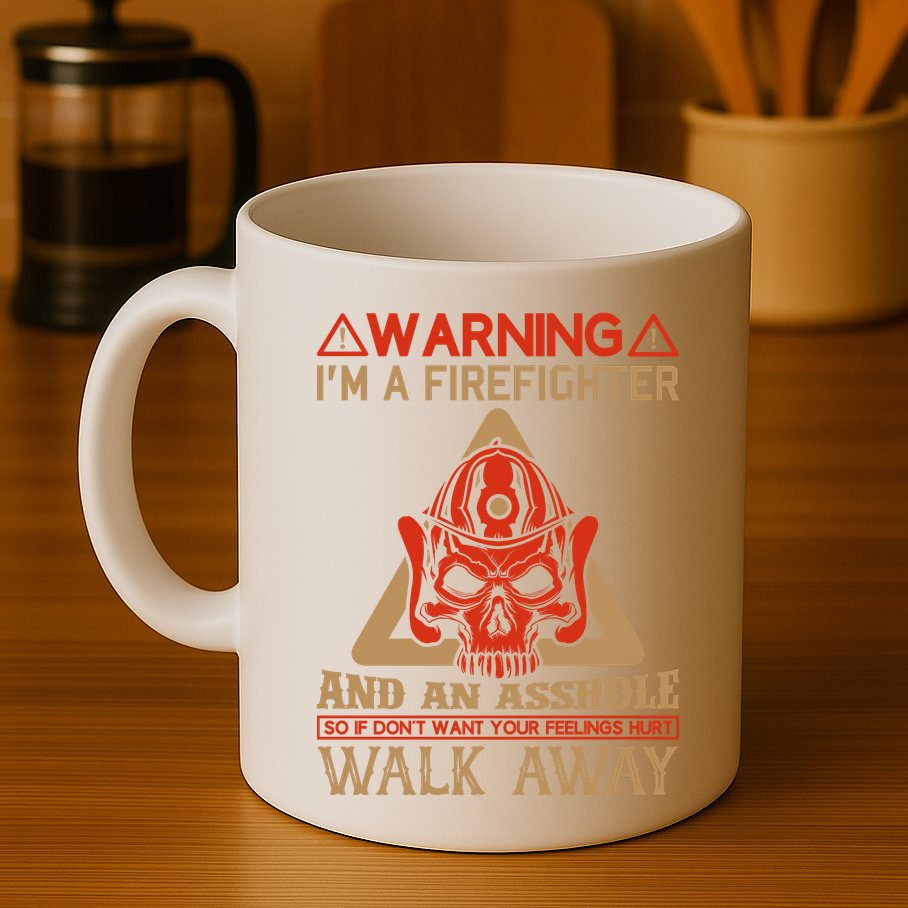 Warning I'm A Firefighter And An Asshole Mug