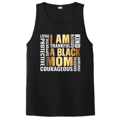 Womens I'm A Black Mom African American Mother's Day PosiCharge Competitor Tank