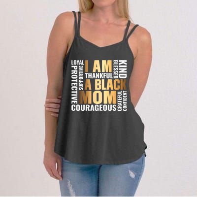 Womens I'm A Black Mom African American Mother's Day Women's Strappy Tank