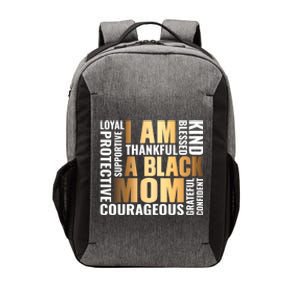 Womens I'm A Black Mom African American Mother's Day Vector Backpack