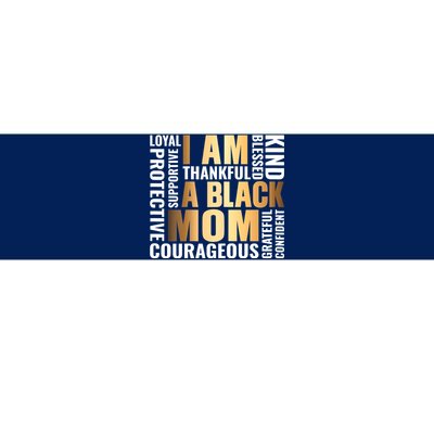 Womens I'm A Black Mom African American Mother's Day Bumper Sticker