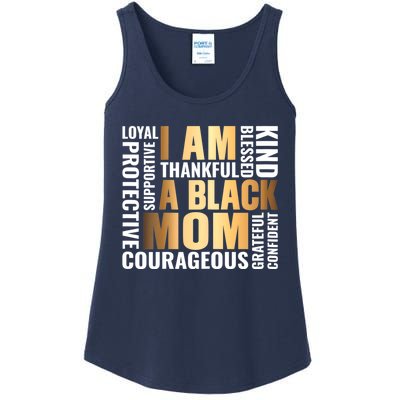 Womens I'm A Black Mom African American Mother's Day Ladies Essential Tank