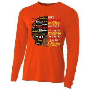 Wo I Am Storm They Whispered To Her You Can't Withstand Gift Cooling Performance Long Sleeve Crew