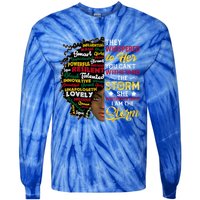 Wo I Am Storm They Whispered To Her You Can't Withstand Gift Tie-Dye Long Sleeve Shirt