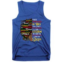 Wo I Am Storm They Whispered To Her You Can't Withstand Gift Tank Top