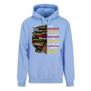 Wo I Am Storm They Whispered To Her You Can't Withstand Gift Unisex Surf Hoodie