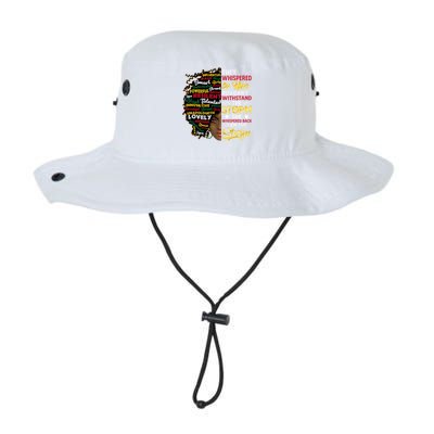 Wo I Am Storm They Whispered To Her You Can't Withstand Gift Legacy Cool Fit Booney Bucket Hat