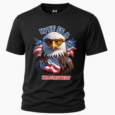 Wtf Is A Kilometer Eagle Usa July 4th Performance Shirt