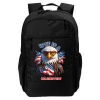 Wtf Is A Kilometer Eagle Usa July 4th Daily Commute Backpack