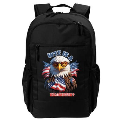 Wtf Is A Kilometer Eagle Usa July 4th Daily Commute Backpack