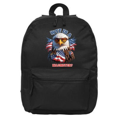 Wtf Is A Kilometer Eagle Usa July 4th 16 in Basic Backpack