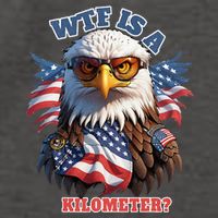 Wtf Is A Kilometer Eagle Usa July 4th Vector Backpack