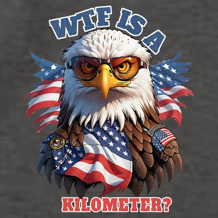 Wtf Is A Kilometer Eagle Usa July 4th Vector Backpack