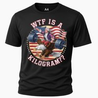 Wtf Is A Kilogram Funny 4th Of July Patriotic Eagle Usa Cooling Performance Crew T-Shirt