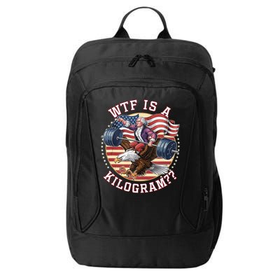 Wtf Is A Kilogram Funny 4th Of July Patriotic Eagle Usa City Backpack